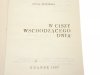 W CISZY WSCHODZĄCEGO DNIA - Iwona Śliwińska 1987